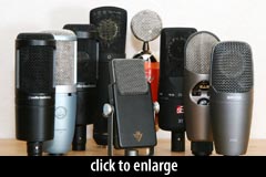 Nine $200 Condenser Microphones