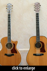 Michael Capella's two guitars