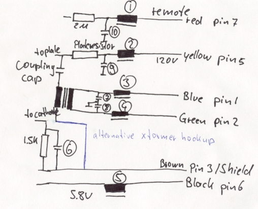 M92.1 S EMI/RFI removal schematic